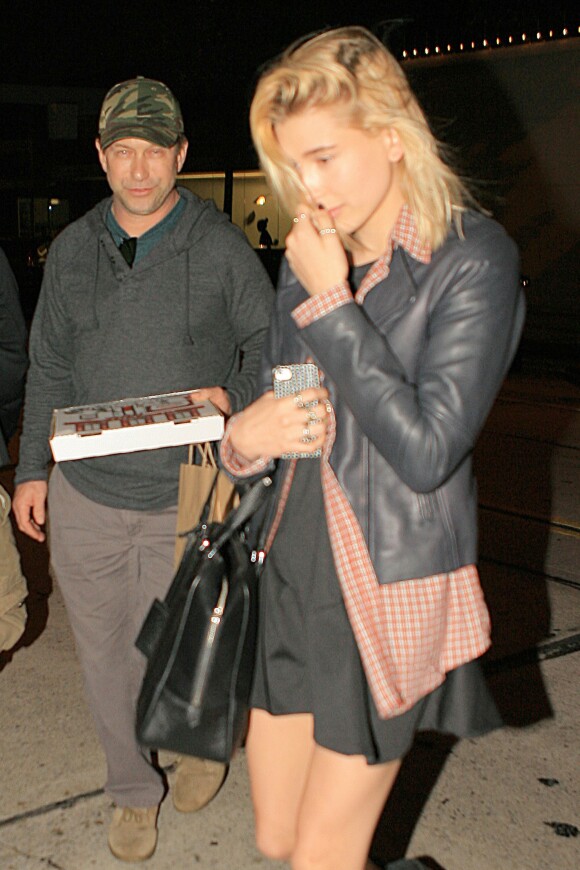 Stephen Baldwin et sa fille Hailey arrivent au restaurant Craig's West Hollywood, le 23 mars 2014