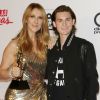 Céline Dion et son fils René Charles Angélil au press room de la soirée Billboard Music Awards à T-Mobile Arena à Las Vegas, le 22 mai 2016.