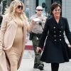 Khloe Kardashian enceinte est allé faire du shopping avec sa mère Kris Jenner dans le magasin pour enfants Petit Tresor à West Hollywood, le 7 mars 2018.