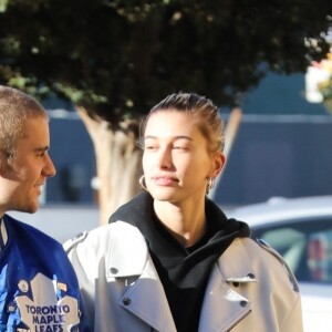 Justin Bieber et sa femme Hailey Baldwin sont allés prendre un café en amoureux à Los Angeles, le 3 novembre 2018.