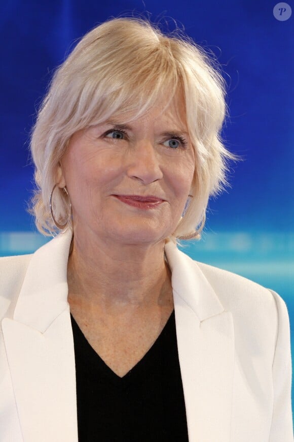 Portrait de Catherine Ceylac en mars 2018 à Paris.