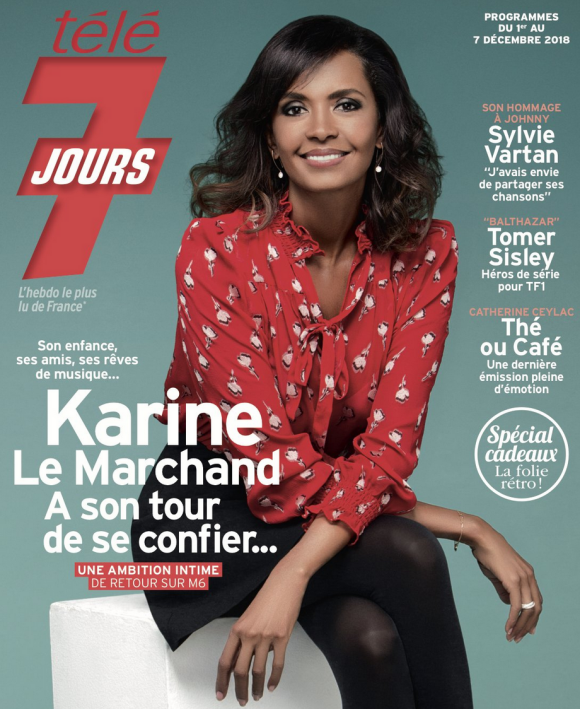 Magazine "Télé 7 jours" en kiosques le 26 novembre 2018.