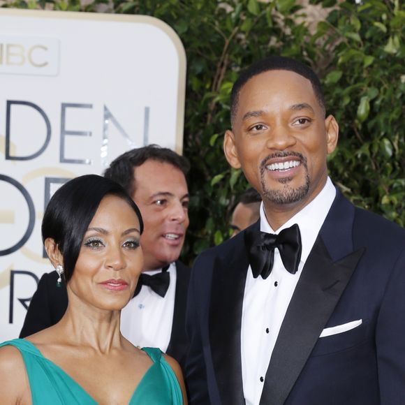 Will Smith et sa femme Jada Pinkett Smith - La 73ème cérémonie annuelle des Golden Globe Awards à Beverly Hills, le 10 janvier 2016.