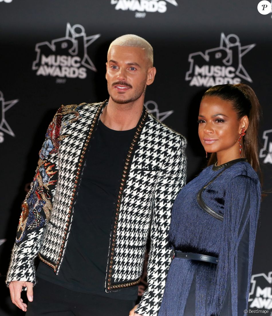 Le Chanteur Français M Pokora Matt Pokora Et Sa Compagne La