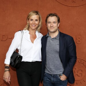 Laurence Ferrari et son mari Renaud Capucon au village des Internationaux de France de Tennis de Roland Garros à Paris le 2 juin 2018. © Dominique Jacovides-Cyril Moreau / Bestimage