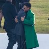Usher - Sean Combs lors des obsèques de son ex compagne et mère de ses enfants Kim Porter à Columbus le 24 novembre 2018.