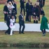 Usher - Sean Combs lors des obsèques de son ex compagne et mère de ses enfants Kim Porter à Columbus le 24 novembre 2018.