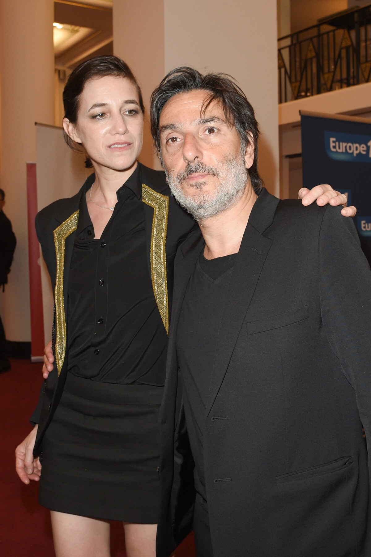 Photo Yvan Attal Et Sa Compagne Charlotte Gainsbourg Me C R Monie Des Moli Res La