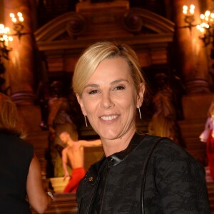 Semi-exclusif - Laurence Ferrari - Soirée du 70ème anniversaire de Longchamp à l'Opéra Garnier à Paris le 11 septembre 2018. © Rachid Bellak/Bestimage