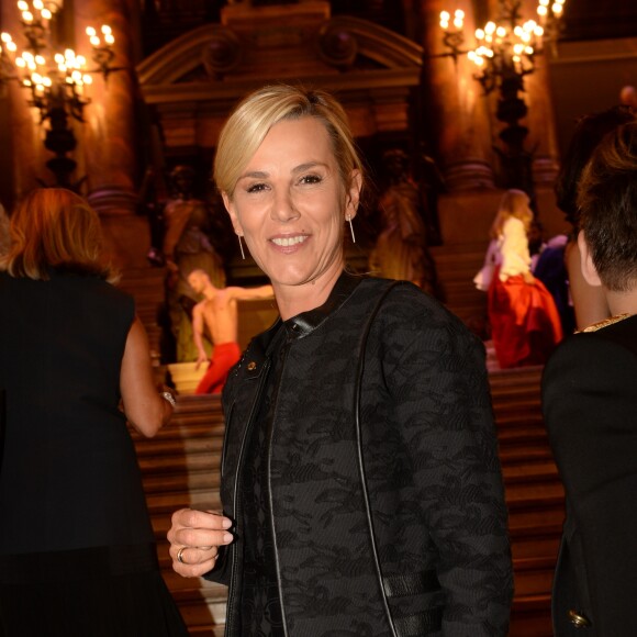 Semi-exclusif - Laurence Ferrari - Soirée du 70ème anniversaire de Longchamp à l'Opéra Garnier à Paris le 11 septembre 2018. © Rachid Bellak/Bestimage