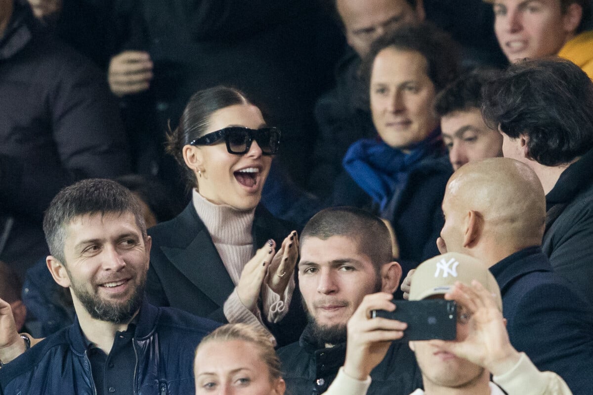 Photo : Khabib Nurmagomedov (MMA), Camila Morrone et Djamel Bouras dans