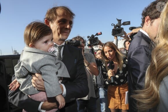 Jaime Rey lors des arrivées au mariage de Marta Ortega et de Carlos Torretta le 16 novembre 2018 à la résidence de la famille Ortega à La Corogne en Espagne.