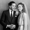 Carlos Torretta et Marta Ortega (robe Valentino) photograpiés par Peter Lindbergh le jour de leur mariage, le 16 novembre 2018 à La Corogne en Espagne. Photo diffusée par la famille Ortega. ©EFE/ABACAPRESS.COM/Peter Lindbergh