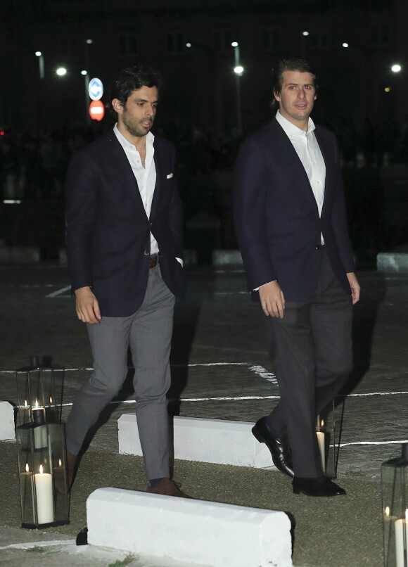 Alonso Aznar, fils de l'ancien Premier ministre espagnol José Maria Aznar, au cocktail du mariage de Marta Ortega et de Carlos Torretta, le 16 novembre 2018 à La Corogne.