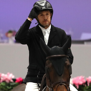 Guillaume Canet lors du Longines Masters Paris à Villepinte le 1er décembre 2017. © Cyril Moreau / Bestimage