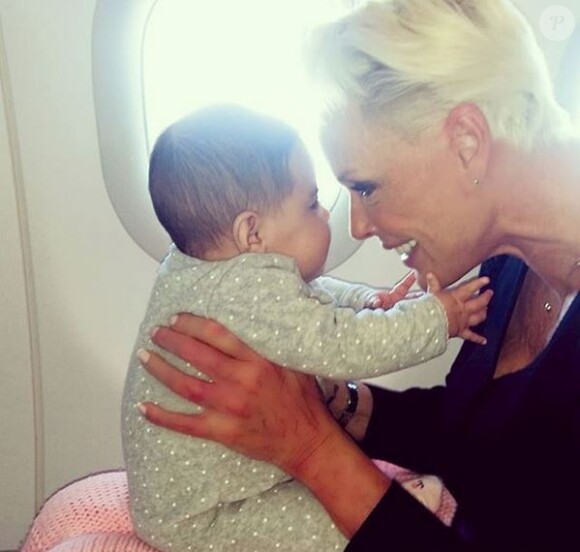 Brigitte Nielsen et sa fille Frida. Novembre 2018.