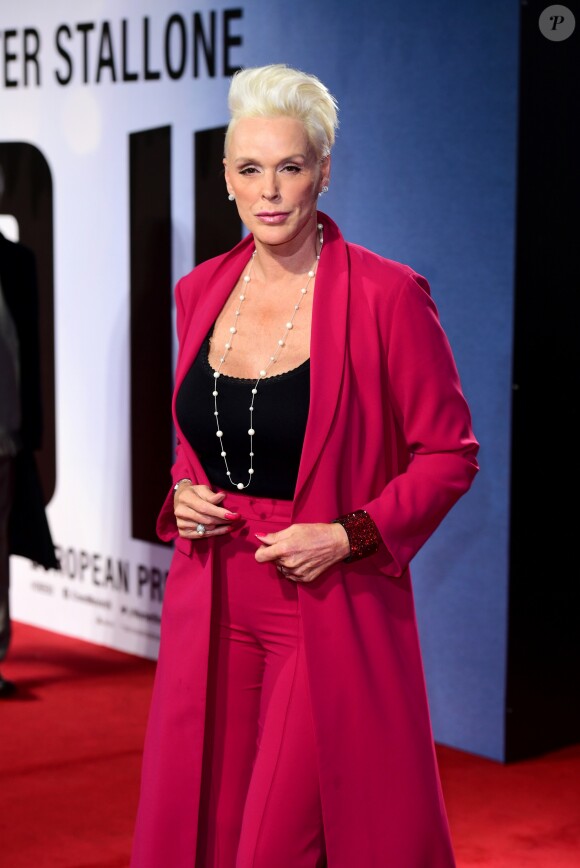 Brigitte Nielsen à l'avant-première de "Creed II" au BFI Imax Waterloo à Londres, le 28 novembre 2018.