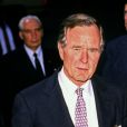  George H.W. Bush et Barbara Bush lors d'une conférence de presse en juin 1990. L'ancien président des Etats-Unis est mort à l'âge de 94 ans le 30 novembre 2018. 