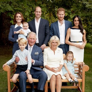 Photo de famille pour les 70 ans du prince Charles, prince de Galles, dans le jardin de Clarence House à Londres, Royaume Uni, le 14 novembre 2018.