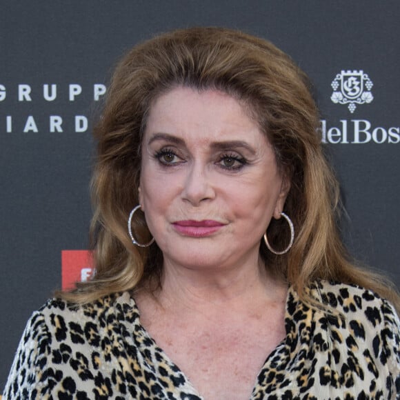 Catherine Deneuve - People à la soirée "Fight Night" à Vérone. Le 8 septembre 2018