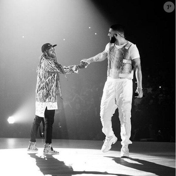 Lil Wayne et Drake. Novembre 2018.