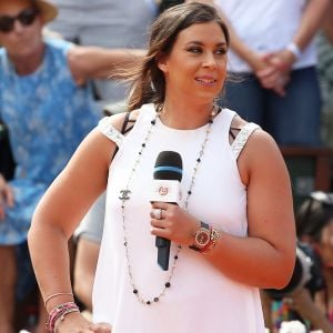 Marion Bartoli lors des Internationaux de France de Tennis de Roland Garros à Paris le 2 juin 2018. © Dominique Jacovides-Cyril Moreau / Bestimage