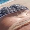 Marion Bartoli pose en bikini à Dubaï. Photo postée sur Instagram le 10 décembre 2018.
 