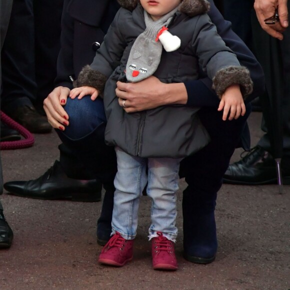 Semi-exclusif - La princesse Charlene et ses enfants Jacques et Gabriella pendant l'inauguration du Village de Noël à Monaco le 3 décembre 2016. © Charly Gallo / Gouvernement Princier /Pool restreint Monaco/Bestimage