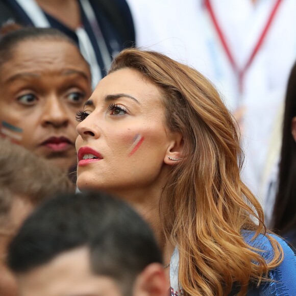 Rachel Legrain-Trapani - People au stade Loujniki lors de la finale de la Coupe du Monde de Football 2018 à Moscou, opposant la France à la Croatie à Moscou le 15 juillet 2018 .© Cyril Moreau/Bestimage