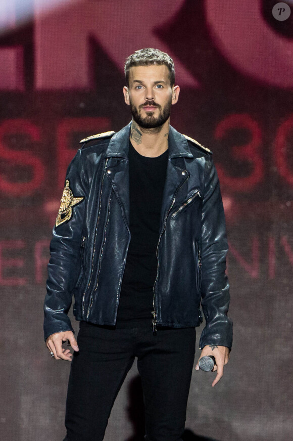 Exclusif - M. Pokora (Matt Pokora) - Répétitions sur le plateau de l'émission "Bercy fête ses 30 ans - Le concert anniversaire" diffusée le 4 décembre 2015 sur TF1 en primetime à l'AccorHotels Arena à Paris, le 3 décembre 2015. © Veeren/Moreau/Bestimage