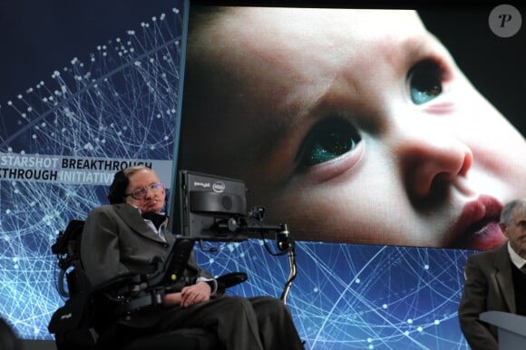 Stephen Hawking à New York le 12 avril 2016.