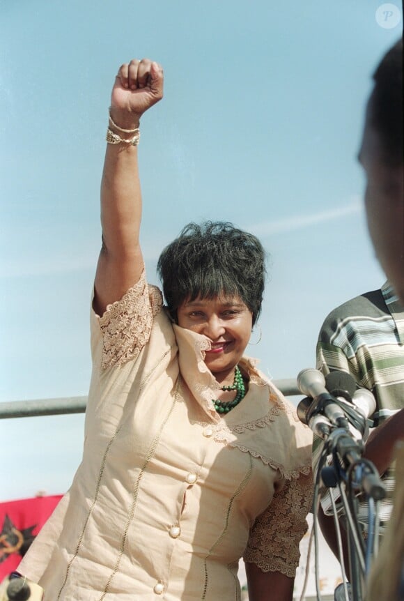 Winnie Mandela en 1995.