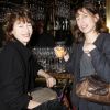 Jane Birkin et Kate Barry à la soirée de lancement de la nouvelle collection Lee Cooper créée par Lou Doillon à Paris en mars 2008