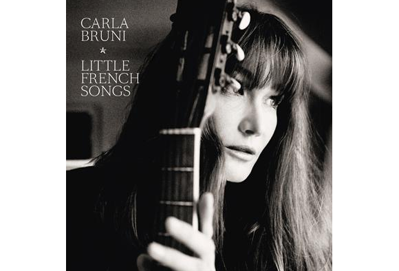 Pochette de l'album "Little French Songs" de Carla Bruni sorti en 2013. Photo capturée par Kate Barry.