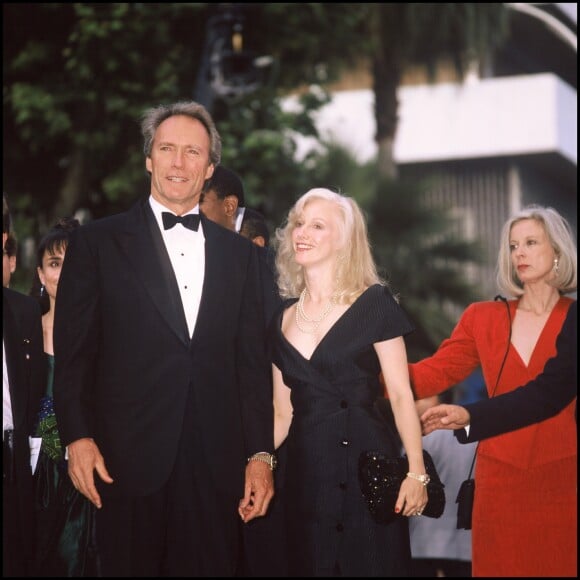 Clint Eastwood et Sondra Locke à Cannes en 1988.