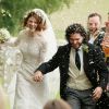 Kit Harington et Rose Leslie se sont mariés à Aberdeen en Ecosse, le 23 juin 2018. Certains de leurs camarades de tournage pour la série "Game of Thrones" tels que Maisie Williams, Emilia Clarke et Sophie Turner étaient de la partie.