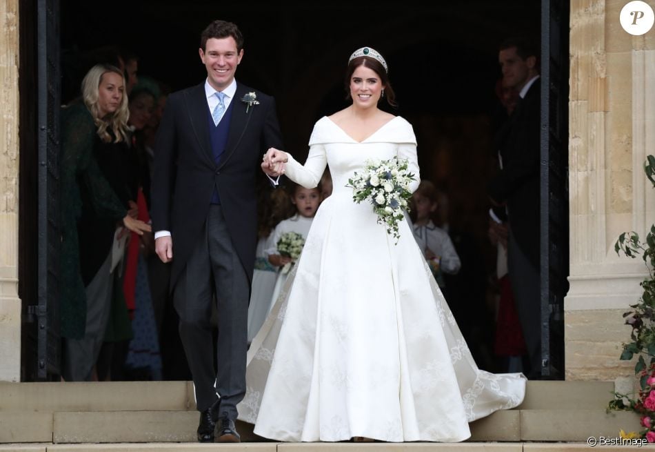 Apres Sept Ans D Amour La Princesse Eugenie D York Et Jack Brooksbank Se Sont Maries A Windsor Le 12 Octobre 18 Devant La Famille Royale Britannique Reunie Purepeople