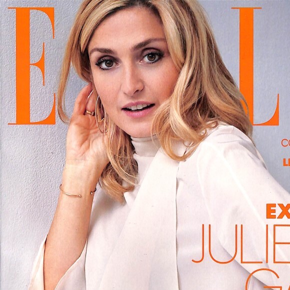 Julie Gayet en couverture du magazine ELLE, en kiosques le 14 décembre 2018.