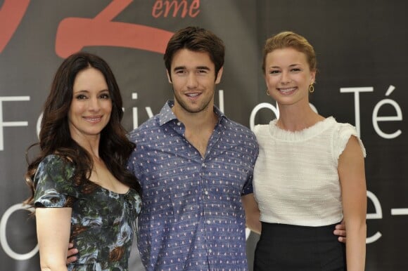 Madeleine Stowe, Joshua Bowman et Emily Vancamp - Monte Carlo Television Festival, le 12 juin 2012.