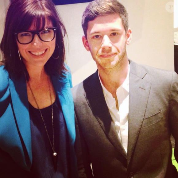 Colin Kroll pose avec une utilisatrice d'Instagram en mai 2015