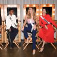 Sophida Kanchanarin (Thaïlande), Francesca Mifsud (Malte), Wabaiya Kariuki (Kenya), Angela Ponce (Espagne), Nariman Khaled (Egypte) et Lara Yan (Géorgie) en répétition pour la finale de Miss Univers 2018 à l'Impact Arena à Bangkok. Le 15 décembre 2018.