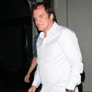 Quentin Tarantino et sa petite amie Daniela Pick ont dîné au restaurant " Graig " à West Hollywood Los Angeles ,le 28 avril 2018