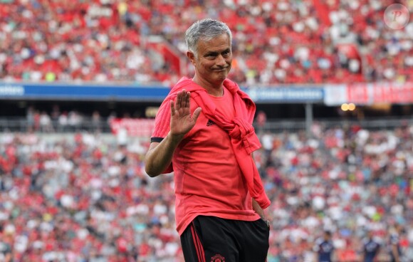 José Mourinho lors du match amical de Manchester United contre le Bayern Munich le 5 août 2018.