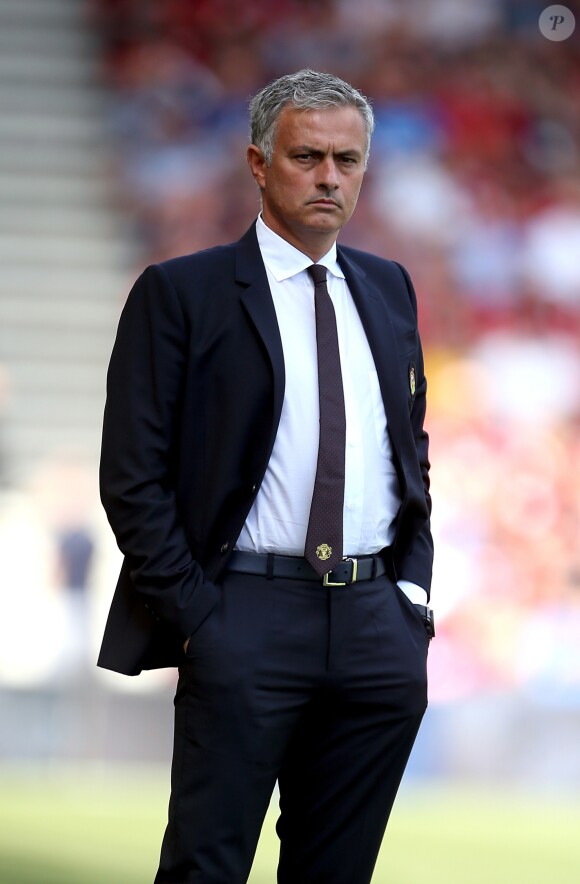 José Mourinho lors du match Bournemouth - Manchester United le 14 août 2018.