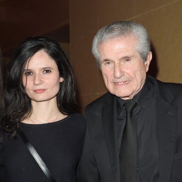 Salomé Lelouch et son père Claude Lelouch - Soirée bicentenaire des Caisses d'Epargne au Palais de Chaillot à Paris, France, le 21 mars 2018. © Coadic Guirec/Bestimage