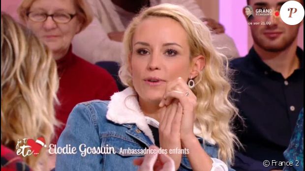 Elodie Gossuin, maman de deux paires de jumeaux, se livre sur sa deuxième grossesse sur le plateau de l&#039;émission &quot;Je t&#039;aime, etc.&quot; (France 2) le 20 décembre 2018.