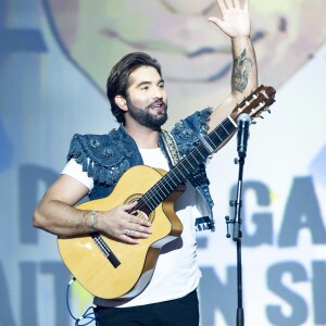 Exclusif - Kendji Girac - À l'occasion des 40 ans de carrière de Jean-Paul Gaultier et de sa revue spectacle " Fashion Freak Show " aux Folies Bergère, France 2 donne carte blanche au couturier français le plus célèbre du monde, qui créera pour la première fois un grand show de variétés entièrement plongé dans son univers, diffusé le samedi 13 octobre 2018 à 21 heures. Le 9 octobre 2018 © Pierre Perusseau / Bestimage