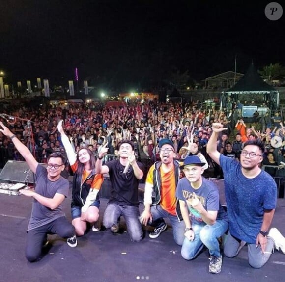 Le groupe indonésien Seventeen sur Instagram le 12 août 2018.