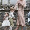 Le prince George et la princesse Charlotte de Cambridge étaient page et demoiselle d'honneur au mariage de Pippa Middleton et James Matthews le 20 mai 2017 à Englefield.