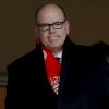 Le prince Albert II de Monaco était très déçu et dépité par la nouvelle défaite de l'AS Monaco contre Guingamp lors de la 19ème journée de ligue 1 au stade Louis II de Monaco le 22 décembre 2018. © Franz Chavaroche/Nice Matin/Bestimage